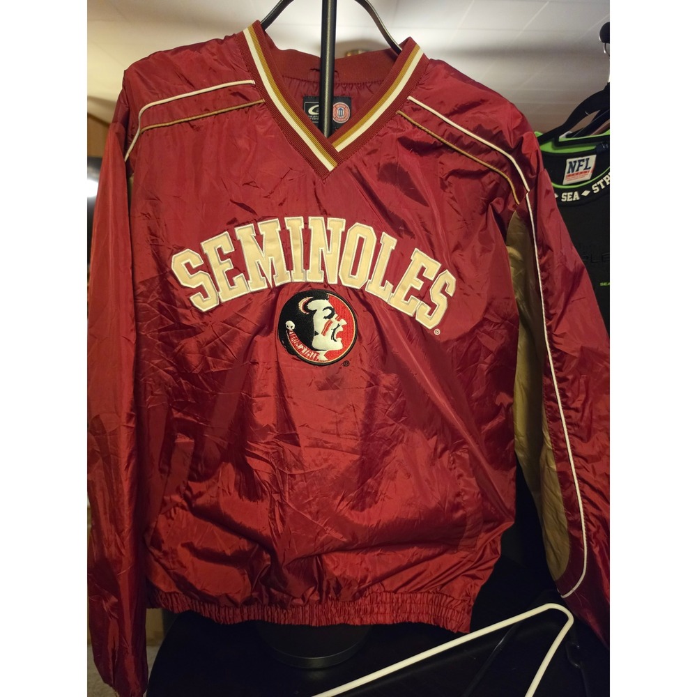 Vintage G-III Sports Florida State Seminoles FSU Windbreaker Pullover Garnet XL